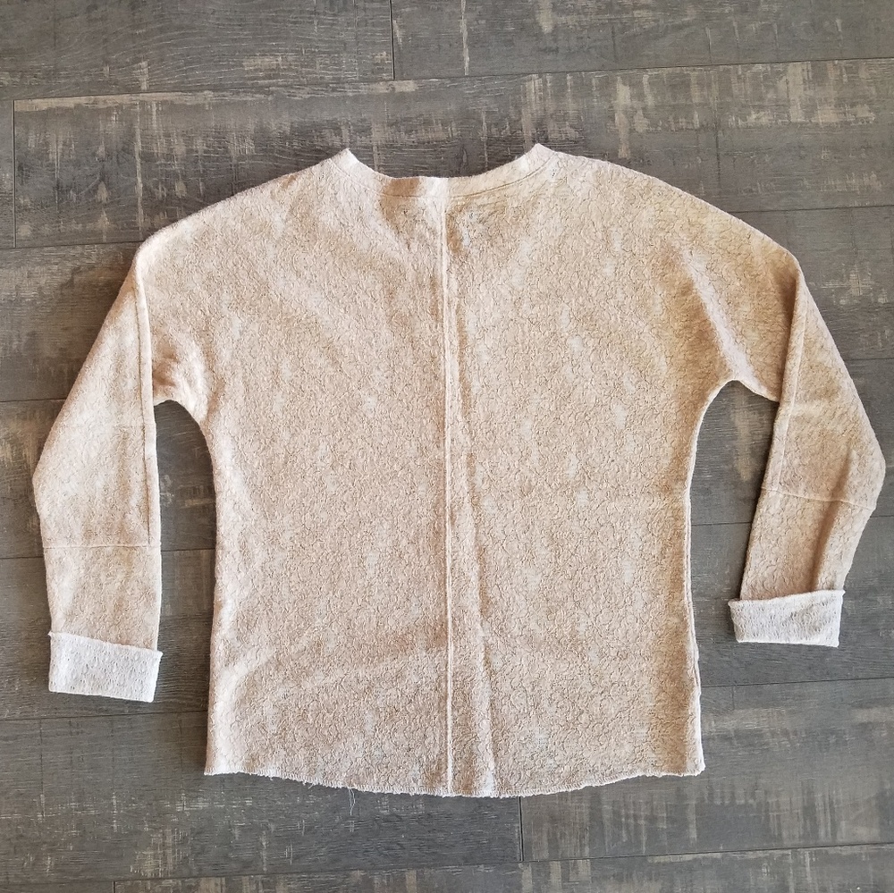Kut from the Kloth Lace Long Sleeve Sweater G9 - Picture 3 of 7